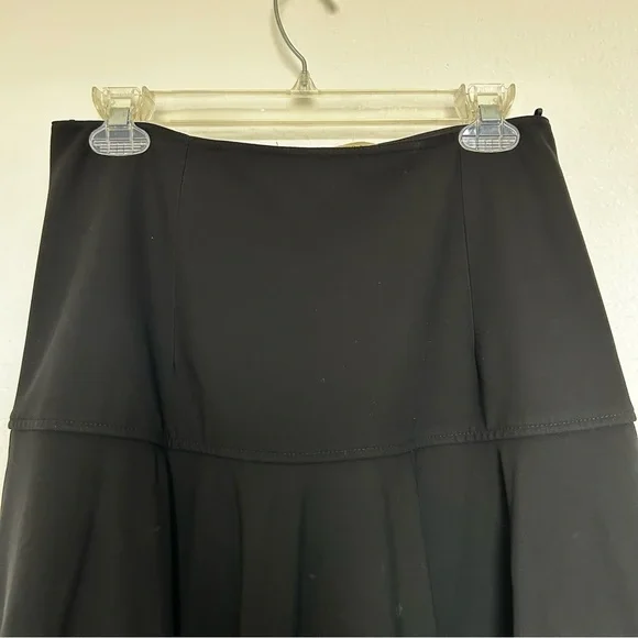 Balenciaga 2012 Pleated, High Waisted, Midi, Elegant Black Women's Skirt - Picture 8 of 15